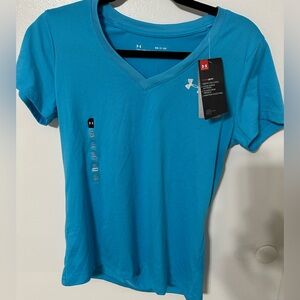 Under Armour Women's Blue V-Neck Top